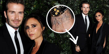 David Beckham zeigt neues Victoria-Tattoo