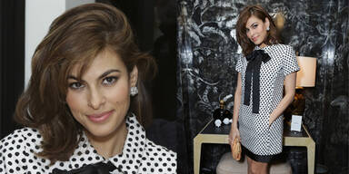 Eve Mendes zeigt Sixties-Chic