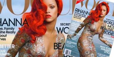 Rihanna: Sexy am Cover der US-Vogue