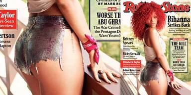 Rihanna zeigt ihren scharfen Po am Cover von Rolling Stone