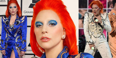 Grammys: Lady Gaga als David Bowie