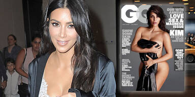 Kim Kardashian nackt in GQ