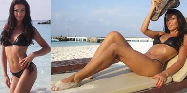 Miss Austria Carmen Stamboli auf den Malediven