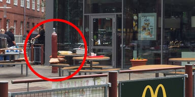 Bomben-Alarm in McDonald's-Filiale in Berlin