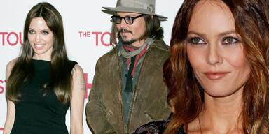 Angelina Jolie, Johnny Depp, Vanessa Paradis