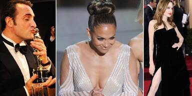 Ocars 2012: Jean Dujardin, Jennifer Lopez, Angelina Jolie