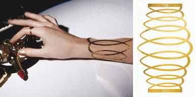 Tattoos aus purem Gold sind der neue Hit