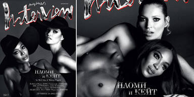 Supermodels halbnackt vereint