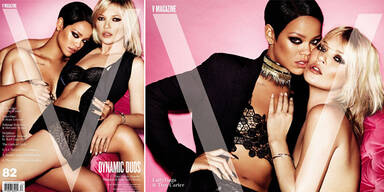 Rihanna & Kate Moss posieren halbnackt