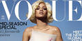 Rihanna als blondes Glamour-Girl auf der Vogue