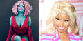 Nicki Minaj macht blau für die Vogue