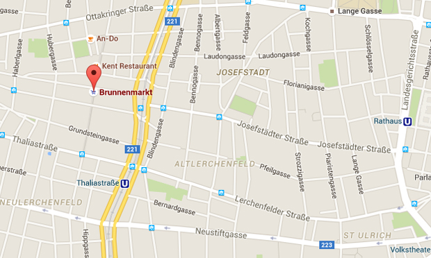 Der Tatort: Der Brunnenmarkt in Ottakring