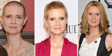 Cynthia Nixon zeigt sich ohne Perücke