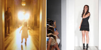 Harper Beckham auf dem Laufsteg