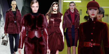 Trendfarbe: Burgund