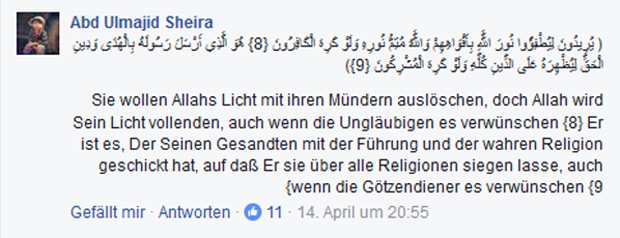 Muslime hetzen über tanzende Frau mit Kopftuch
