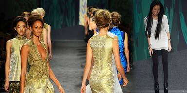Radlerhosen und Ornamente bei Vera Wang