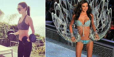Gewichte heben für Victoria’s Secret-Show 2012