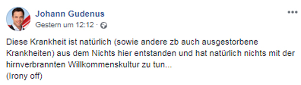 Gudenus Krätze