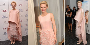Cate Blanchett komplett in Rosa