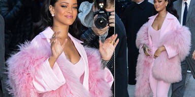 Rihanna: Bizarr ganz in Rosa