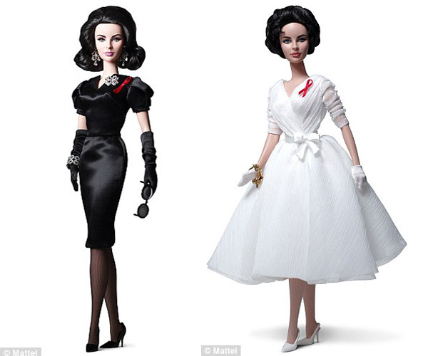 Die Liz Taylor-Barbie ist da