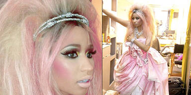 Nicki Minaj: Mehr Make Up als Gesicht