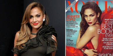 Jennifer Lopez auf dem Cover der Vogue