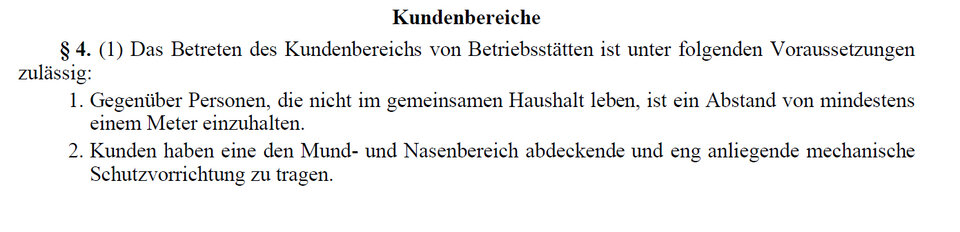 Lockdown-Verordnung