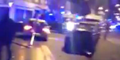 London: Auto rast in Fußgänger