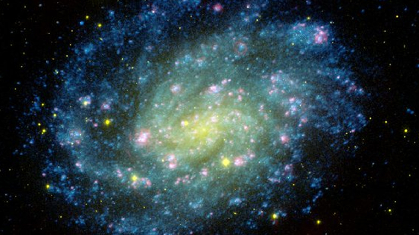 Postet NASA postet grün-gelbe Galaxie für Pele - oe24.at