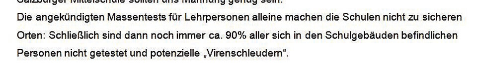 Offener Brief an Faßmann: Lehrer nennen Kinder ''Virenschleudern''