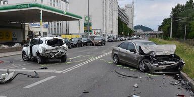 Sechs Verletzte bei Unfall durch Alkolenker in Wien