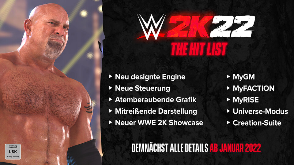 2K enthüllt Top 10 der Features und Innovationen für WWE® 2K22