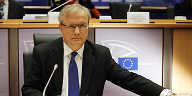 Währungskommissar Rehn stehen schwere Zeiten bevor