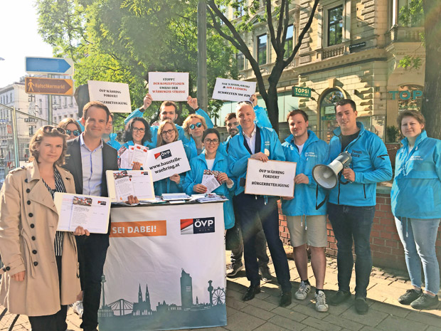 In Währing hat das Mega-Chaos begonnen