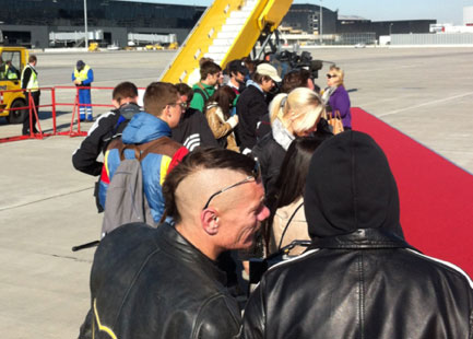 Erste Life Ball Gäste sind gelandet