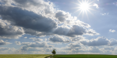 Endlich sonniges Wetter in Deutschland