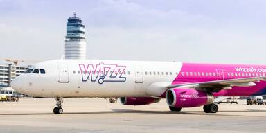 Flugzeug von Wizz Air