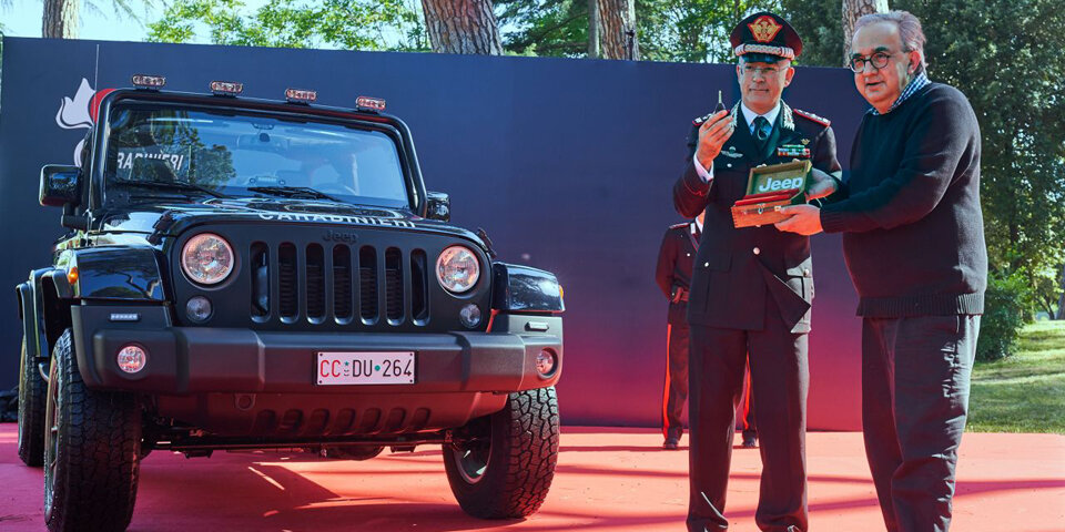 Extrem cooler Jeep für die Polizei