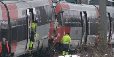 Frontal-Crash: Zugunglück in Wien 14.