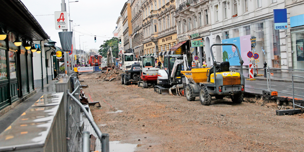 WIen Baustelle Wienzeile