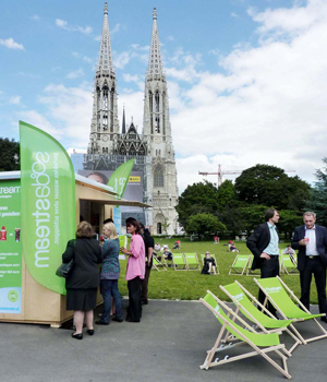 'SodaStream Relax & Refresh Bar' im Sigmund-Freud-Park in Wien