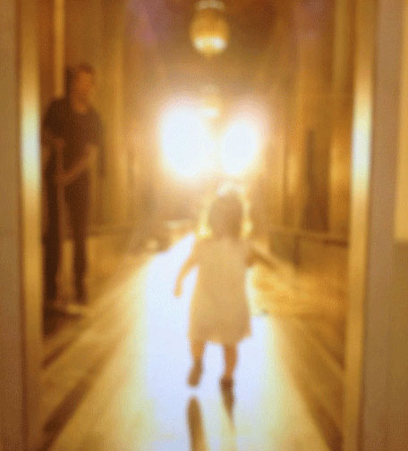Harper Beckham auf dem Laufsteg