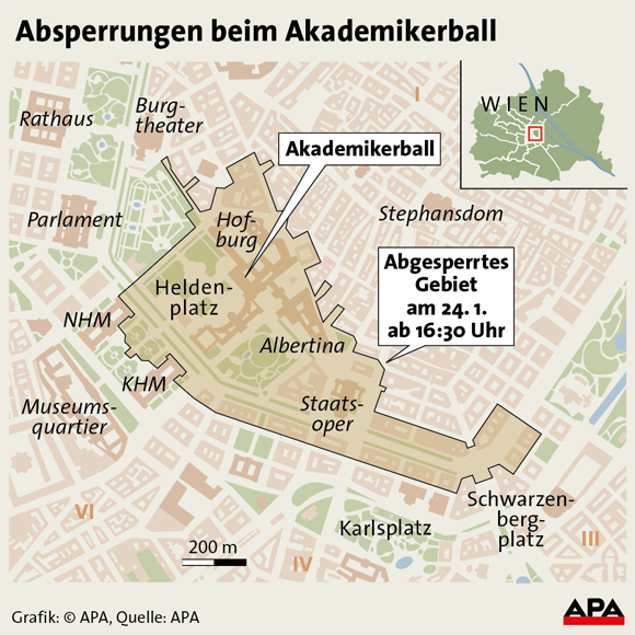 Wiener Polizei verhängt Vermummungs-Verbot