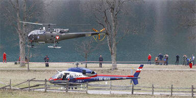 Hubschrauber-Unglück am Achensee