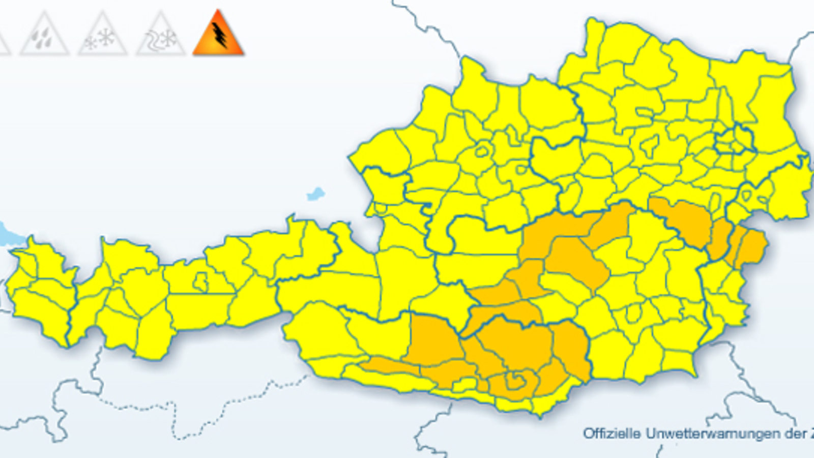 Unwetter zogen über Österreich - oe24.at