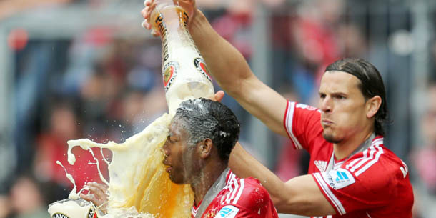 Bayern feiern Bundesliga-Meistertitel