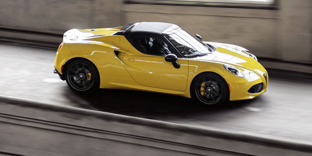Weltpremiere des Alfa 4C Spider