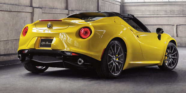 Weltpremiere des Alfa 4C Spider